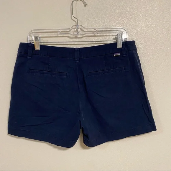 Patagonia Shorts Women’s Size 10 Navy Chino Shorts Organic Cotton - Picture 9 of 15